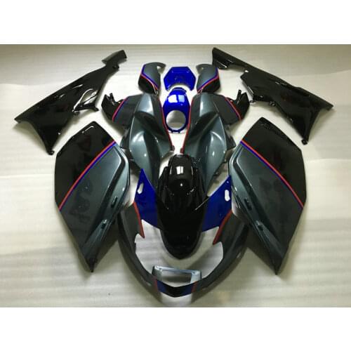 Custom Motorcycle Fairing kit for BMW K1200S 05 06 07 08 K1200 S 2005 2006 2007 2008 ABS Blue black Fairings set+7 gifts BB02