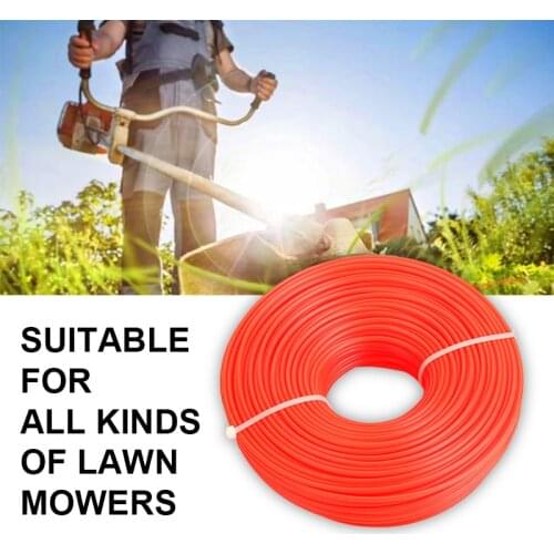 2.4mm/2.7mm/3mm 1LB Mowing Nylon Line Round/Square Brush Cutter Strimmer Trimmer Wire Grass Trimmer Head Long Roll Mowing Wire