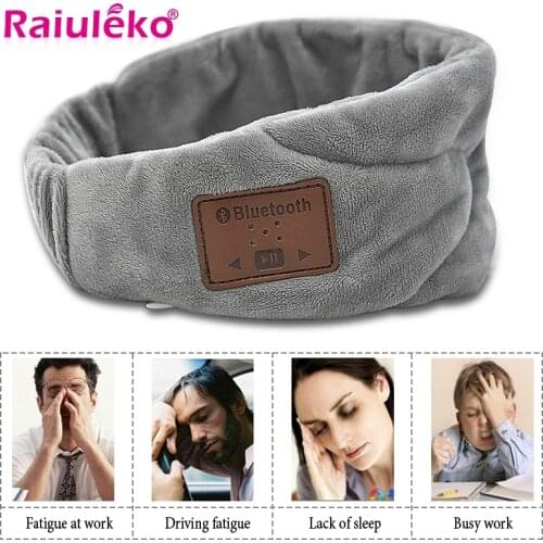 Music Sleep Eye Mask Rest Sleeping Eyeshade Cover Shade Eye Patch Soft Portable Relax Aid Blindfolds Travel Eyepatch Bandage