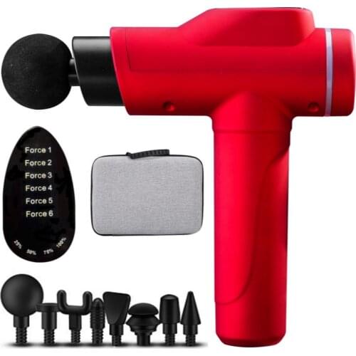 Fashion Hot Selling Rechargeable Wireless 8 head LCD screen professional relax body Deep Massage Gun muscle vibrating