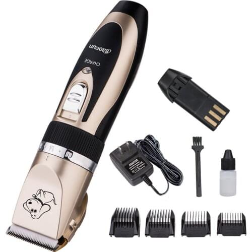Rechargeable Professional Hair Clipper Pet/Cat/Dog/Rabbit Hair Trimmer Dog Hair Clipper Grooming Shaver Set Pets Haircut Tool