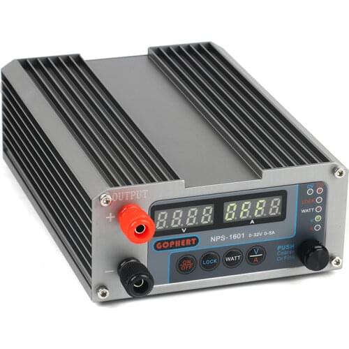 NPS-1600/1602 Adjustable Laboratory Digital Switching DC Power Supply 16V 10A 60V 3A 0.001A 0.01V