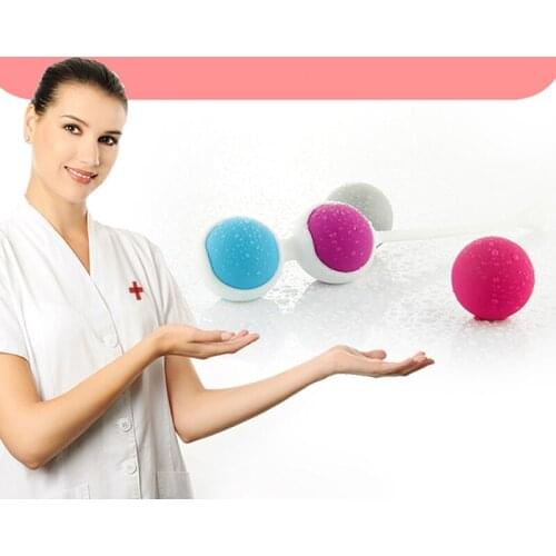Sex Toys Vagina Exercise Kegel Balls Silicone Ben Wa Balls Vagina Tightening Exerciser Vibrator Balls Flexible Collocation Woman