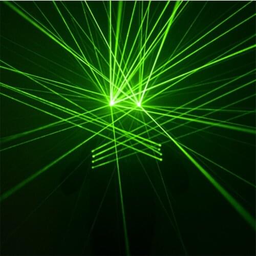 SJ83 LED robot man dance costumes stage wears laser gloves dj bar outfits green laser beam glasses 4pcs laser heads props disco