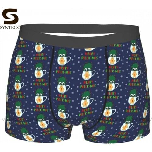 Cactus Underwear Custom Polyester Sublimation Trunk Hot Males Stretch Boxer Brief