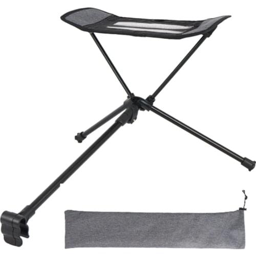 Outdoor Folding Footrest Portable Recliner Footrest Extended Leg Stool Can Be Used with Folding Chair