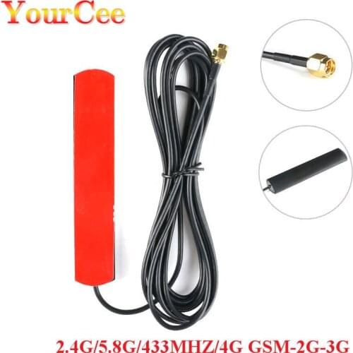 2.4G 5.8G 433MHZ 4G GSM Antenna SMA Male IPEX Connector 8dbi Gsm Aerial RG174 With 3M Length Cable for GSM Antenna New