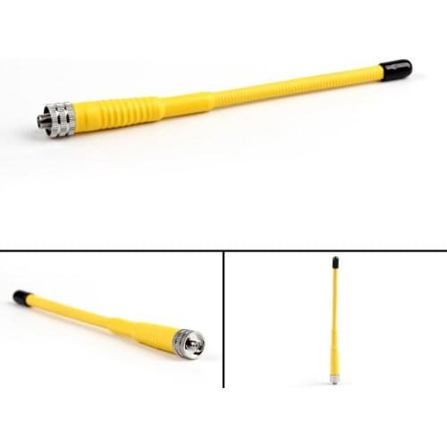 Artudatech 1Pcs SMA Female Antenna VHF 136-174MHz SMA-F Good Performance 170mm Yellow