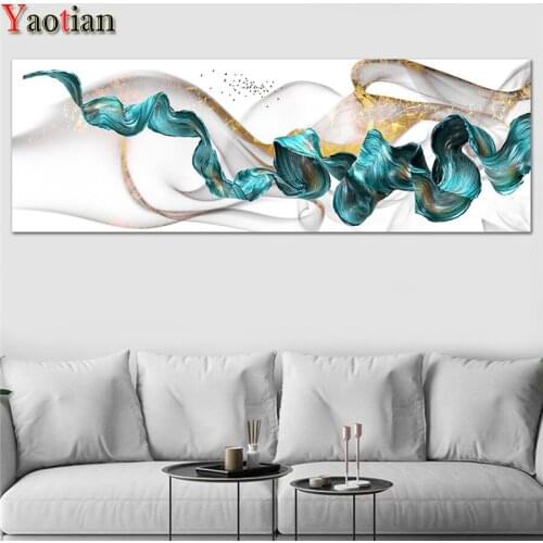 Large 5D Diy Diamond Painting Abstract art Cross Stitch full Square round Diamond Embroidery mosaic picture for room Decor