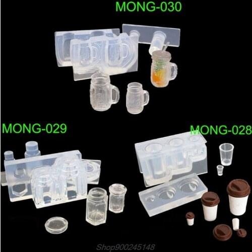 Drink Bottle Coffee Cup Honey Jar Resin Silicone Molds Epoxy Resin Jewelry Tools epoxy resin for jewelry Jy15 20 Dropship