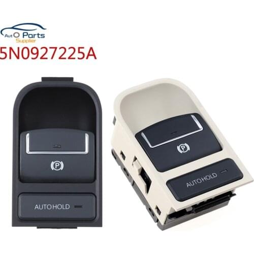 Black/Beige 5N0927225A Hand Brake Switch Parking Auto Hold Switch EPB For V W Tiguan 2008 2010 2012 2015 2017 Sharan For Seat