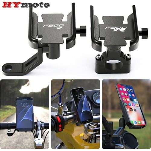 For BMW F900R F900XR F 900 F900 R/XR 2019 2020 2021 Motorcycle CNC Accessories Handlebar Mirror Mobile Phone GPS Stand Bracket