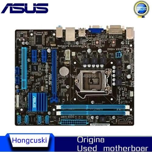 For Asus P8H61-M LE R2.0 Desktop Motherboard H61 Socket LGA 1155 i3 i5 i7 DDR3 uATX UEFI BIOS Original Used Mainboard