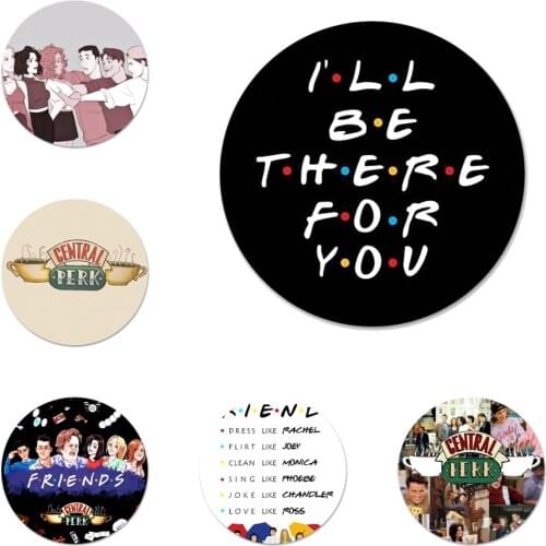 Friends Together Badge Brooch Pin Accessories For Clothes Backpack Decoration gift 58mm