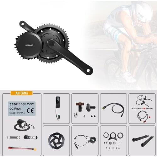 Ebike Bafang BBSHD 68-73mm 48V 1000W Mid Drive Motor 8fun Bicycle Electric e-Bike Conversion Kit Powerful Stable Central Engine