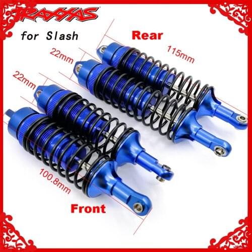 Front/Rear shock absorber Damper 58024 58034 58076 44056 68054 for rc hobby car 1/10 Traxxas Slash 4x4 upgraded parts