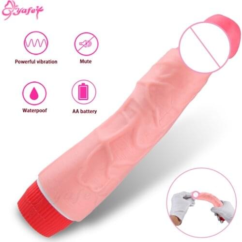Realisitc Big Dildo Vibrator Silicone Penis Female Vagina Clitoris Massager Clit Stimulation Adult Sex Toys for Women Sex Shop