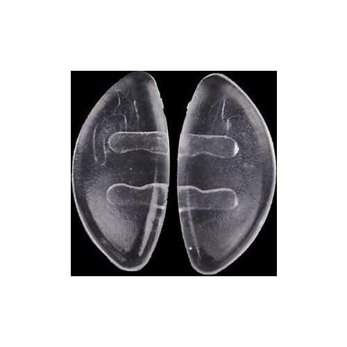 20pcs=10 Pairs Silicone Nose Pads For Glasses White Anti-Slip Nose Pads Soft Eye Care Tools For Eyeglasses