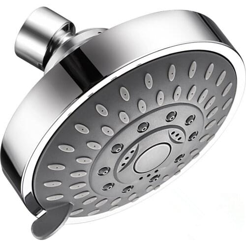 Shower Faucet High Pressure 4 Inch 5-setting Adjustable Shower Head Water Saving Filter Bath Tap Top Spray For Bathroom 19MAY17