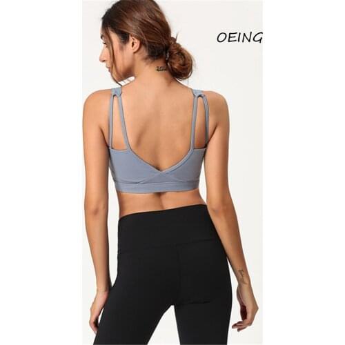 Sports Bra Women Push Up Underwear Fitness Yoga Tank Crop Top Bra Gym Shirt Sport Running Sportswear