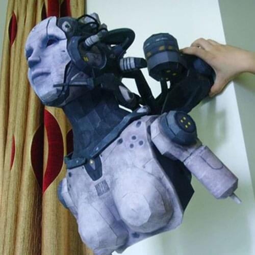 StarCraft 2 Terran Adjutant Craft Paper Model 54 cm / 21" Tall Puzzles Handmade Toy DIY