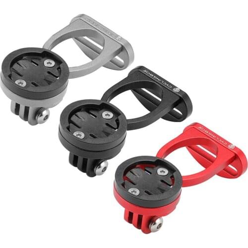 Bicycle Computer Camera Mount Holder with Out Front Bike Code Meter Extension Frame Flashlight Table Car Lamp Bracket for GoPro