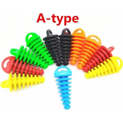 Motorcycle pitbike Exhaust Pipe Plug Silencer Muffler Wash for HONDA CR80R 85R CRF150R CR125R 250R CRF250R