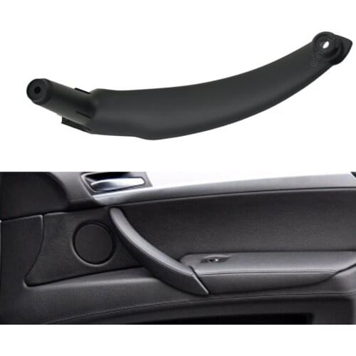 HIgh Quality Car Interior Door Handle For BMW E70 X5 SAV 2007-13 E71/E72 X6 SAV 2008-14 Inner Door Panel Handle Pull Trim Cover