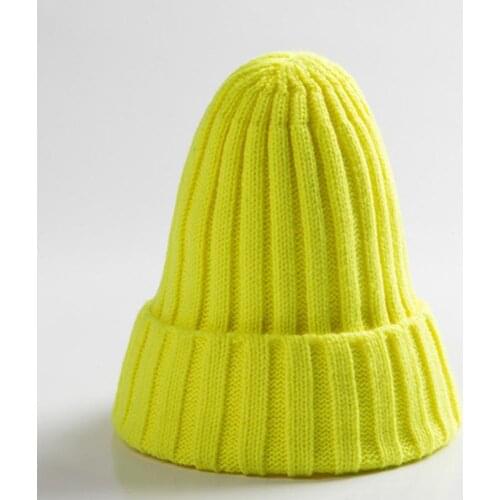 Winter Hats for Woman New Beanies Knitted Solid Cute Hat Girls Autumn Female Beanie Caps Warmer Bonnet Ladies Casual Cap