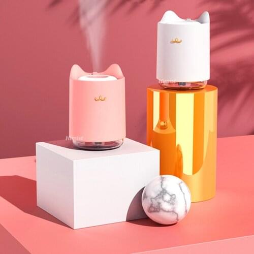 320ml Ultrasonic Air Humidifier USB Aroma Diffuser with Romantic LED Night Light Hydration for Home Office Car Air Purifier