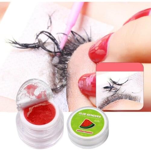 5G Fruit Flavour False Eyelash Glue Remover Semi Permanent Lash Extension Remover Tools Eye Lashes Makeup Remover Cream TSLM1