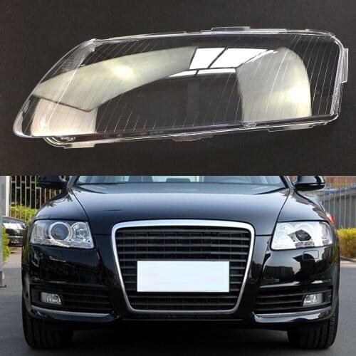 Car Headlight Lens For Audi A6L 2006 2007 2008 2009 2010 2011 Car Headlamp Cover Auto Shell Cover