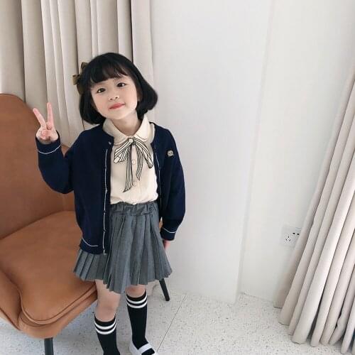Girls Cardigan Sweaters For Kids Autumn Winter Childrens Sweater Comfortable Long Sleeve Boys Jacket Girls Coat Clothes