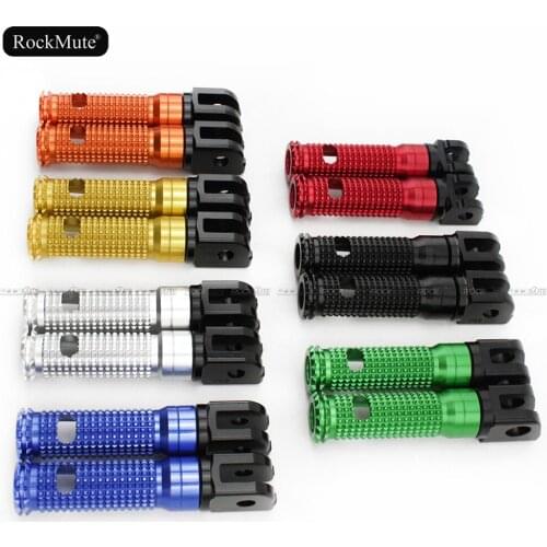 For KAWASAKI Z800 2013 2014 2015 2016 Motorcycle Anti-slide Antiskid Rider Front Foot Peg Rest Footrest Adapter Black Gold Red