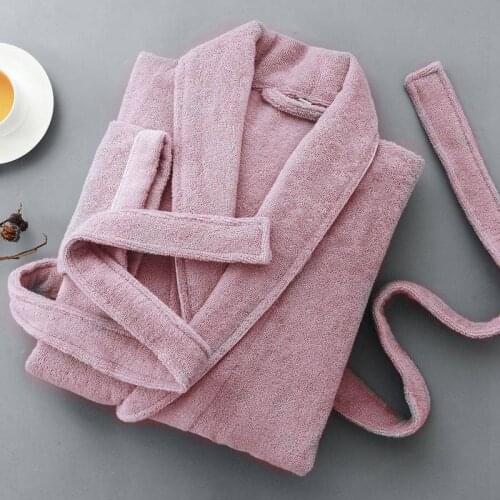 Women Bathrobe Winter cotton Plus Size Winter Long Bathrobe Thick Warm Kimono Bath Robe Dressing Pregnant Bridesmaid Robes white