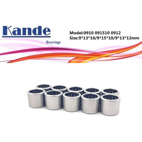 HK0910 HK0912 HK091510 Needle Bearings 9x13x10mm 9x13x12mm 9x15x10mm Drawn Cup Needle Roller Bearing 0910 0912 091510