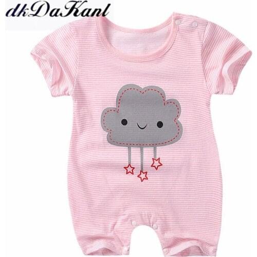 DkDaKanl Baby Onesies Romper Short-sleeved Fart Clothing Summer Romper Clothing For Newborn Baby GXY089