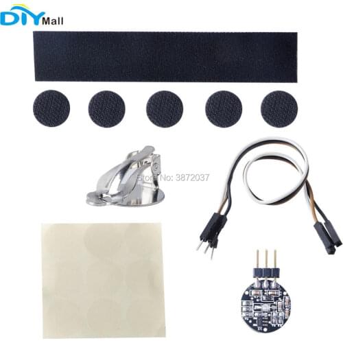 Pulse Sensor Kit Pulsesensor Heart Rate Sensor Module with Cable Sewing-holes for Arduino