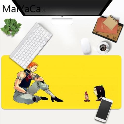 Hisoka Hunter X Hunter mouse mat high quality DIY picture with edge locking Size for 300x600x2mm Computer Tablet anime Mouse Pad