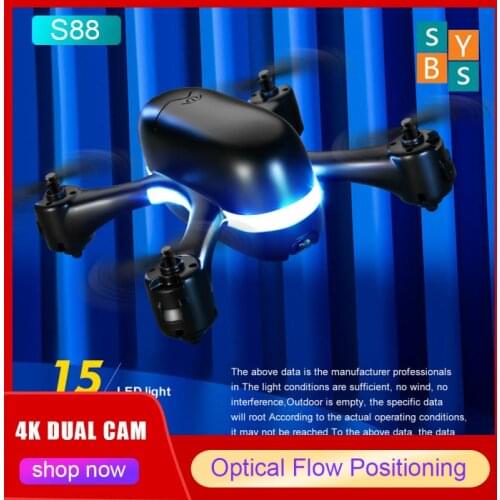 2021 NEW S88 Drones 4K HD Dual Camera With FPV Optical Flow Positioning Profesional Quadcopter RC Mini Dron Helicopter Boys Toys