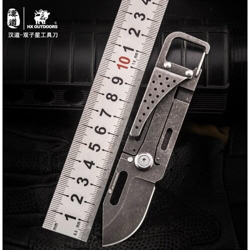 HX OUTDOORS good high hardness Multifunction knife tool pocket for EDC using portable carry Survival Gear knives mini knife