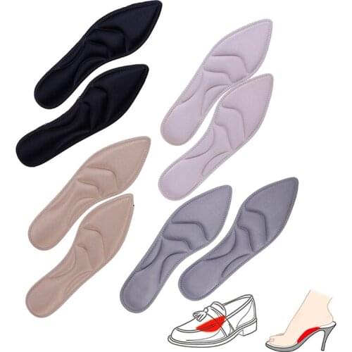 4D Sponge Soft Insole Arch Support for Ladies High Heels Shoes Pad Massage Comfort Insoles Cushion Inserts Foot Care 1 Pair