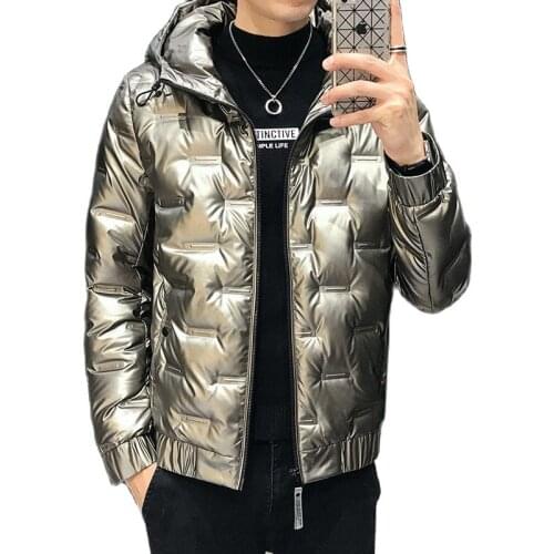 The new winter cool lightweight short white eiderdown coat with extra thickness and warmth