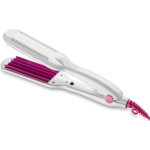 Temperature Control Corrugated Curling Hair Straightener Crimper Fluffy Small Waves Hair Curlers Curling Irons Styling Tools