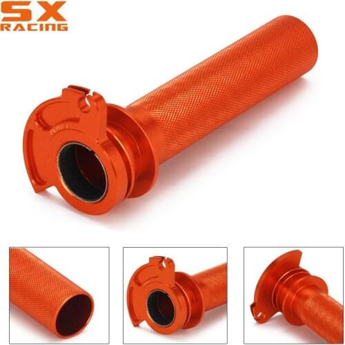 Motorcycle Aluminum CNC Orange & Bule Wister Throttle Tube For KTM SX85 SX XCW EXC 125-300 FREERIDE250R TC85 TC125 TE 125-300