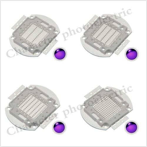 UV Purple High Power LED Bulbs Ultra Violet Chips 360nm 365nm 370nm 380nm 390nm 395nm 400nm 405nm 1W 3W 5W 10W 20W 30W 50W 100W