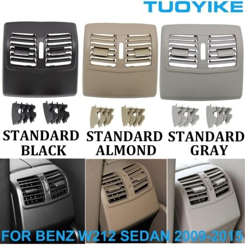 Rear AC Air Conditioner Vent Grille Panel Cover Replacement Square Shape NEW MODEL For Mercedes BENZ W212 E-Class Sedan 2009-15