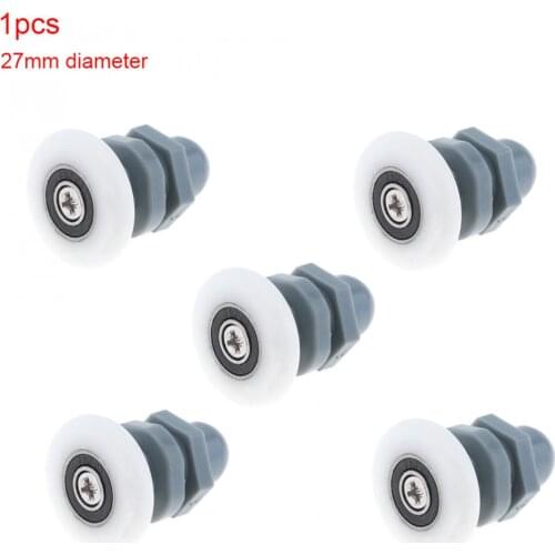 1pcs 27mm Universal Plastic + Nylon Shower Room Glass Sliding Door Roller Small Hanging Wheel Suitable for Bathrooms
