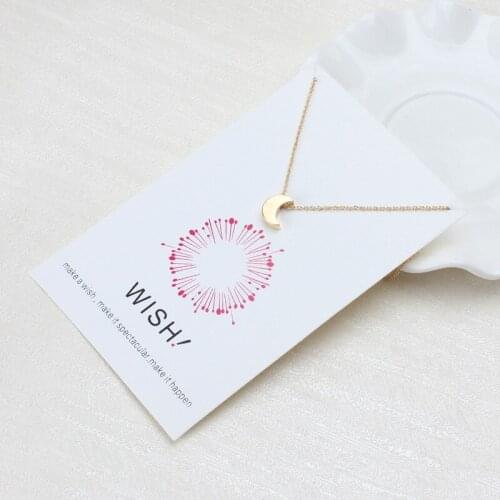 Fashion Moon Choker Necklace Women Jewelry Choker With Card Gold Silver Color Moon Necklace On The Neck Chain Bijoux Collares