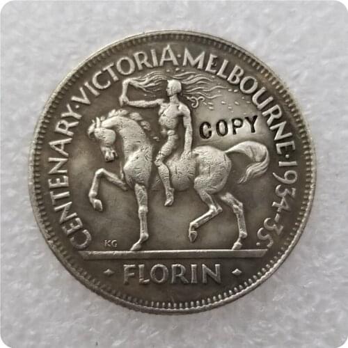 1934/35 Australian Centenary Florin,George V COPY COIN